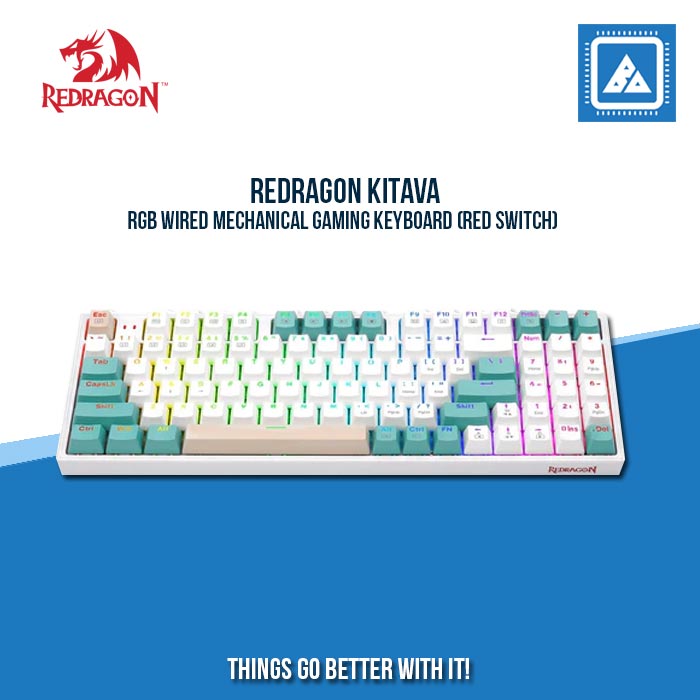 REDRAGON KITAVA RGB WIRED MECHANICAL GAMING KEYBOARD (RED SWITCH) REDRAGON KITAVA RGB WIRED MECHANICAL GAMING KEYBOARD (RED SWITCH)